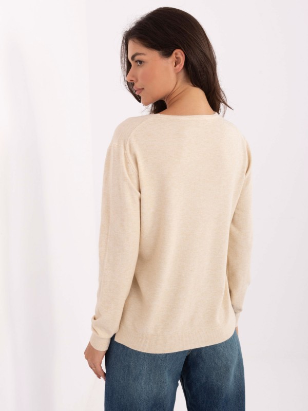 Sweter-PM-SW-SY5511.78-jasny beżowy 2