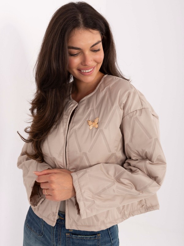 Dygsniuota demisezoninė striukė