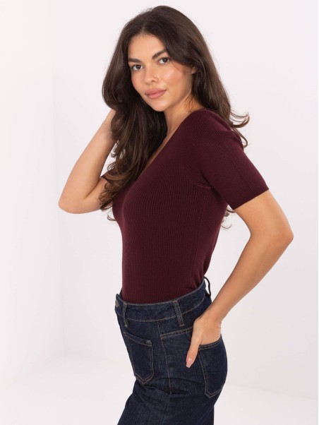 Sweter-PM-SW-B-627.63-bordowy