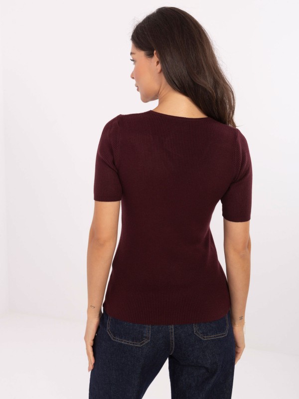 Sweter-PM-SW-B-627.63-bordowy