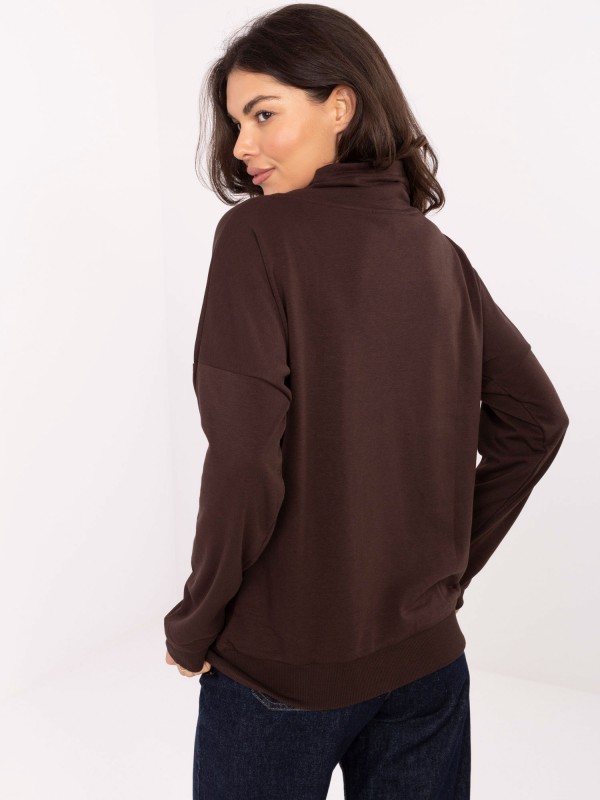 Bluza-RV-BL-A874.01P-ciemny brązowy
