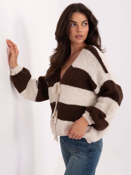 Sweter-MI-SW-0109.79-brązowy