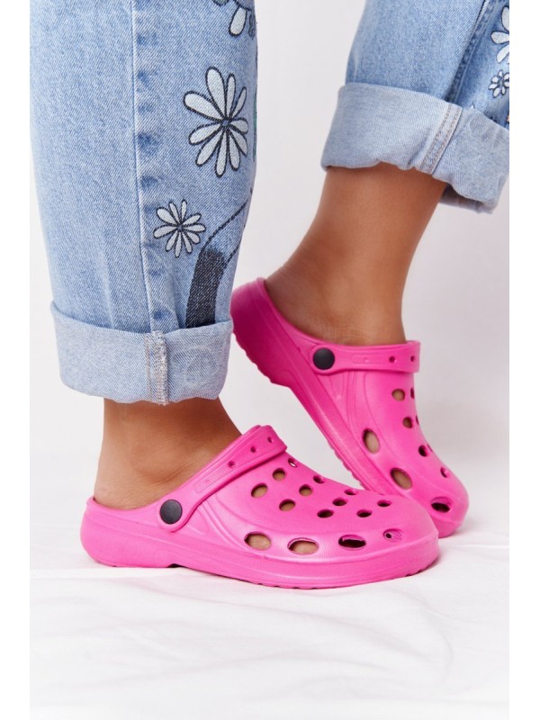 Women's Pink Foam Flip Flops EVA Dots