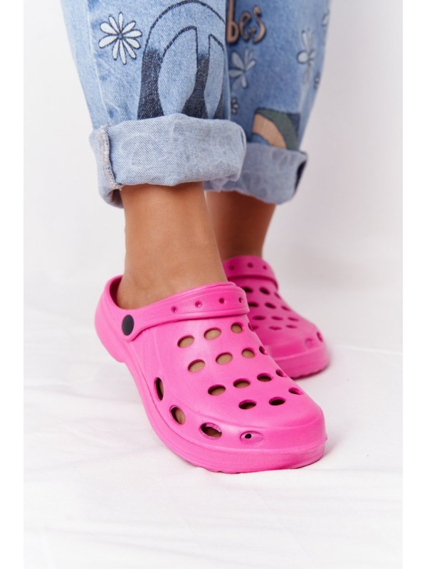 Women's Pink Foam Flip Flops EVA Dots