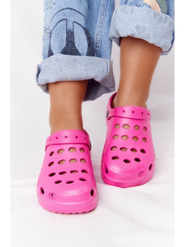 Women's Pink Foam Flip Flops EVA Dots