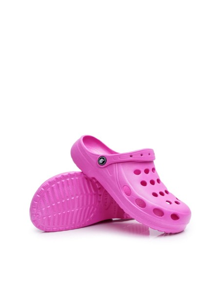 Women's Pink Foam Flip Flops EVA Dots