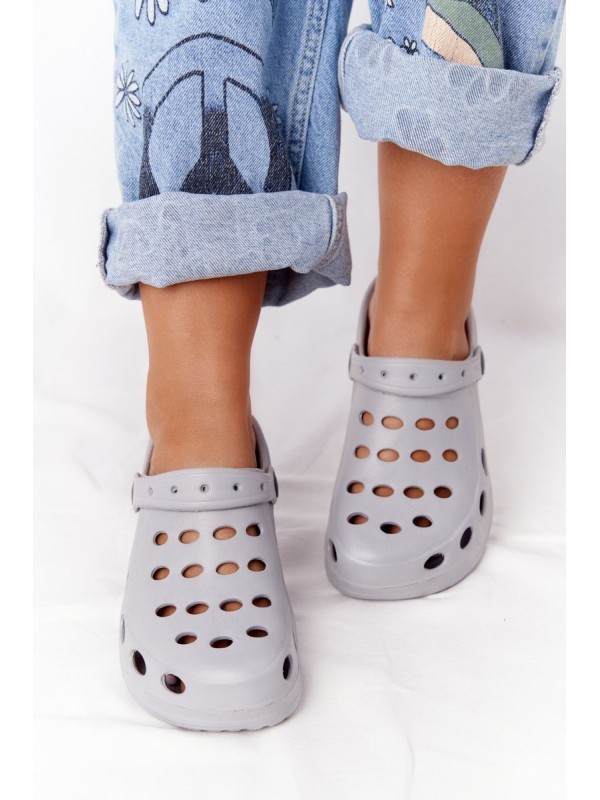 Women's Flip Flops Grey Foam EVA