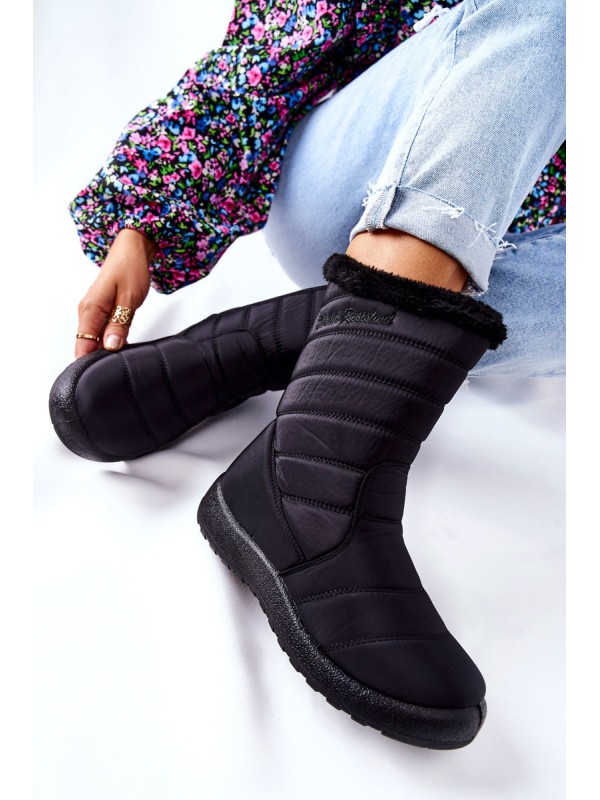 High Women's Warm-up Snowboots Black Luxina