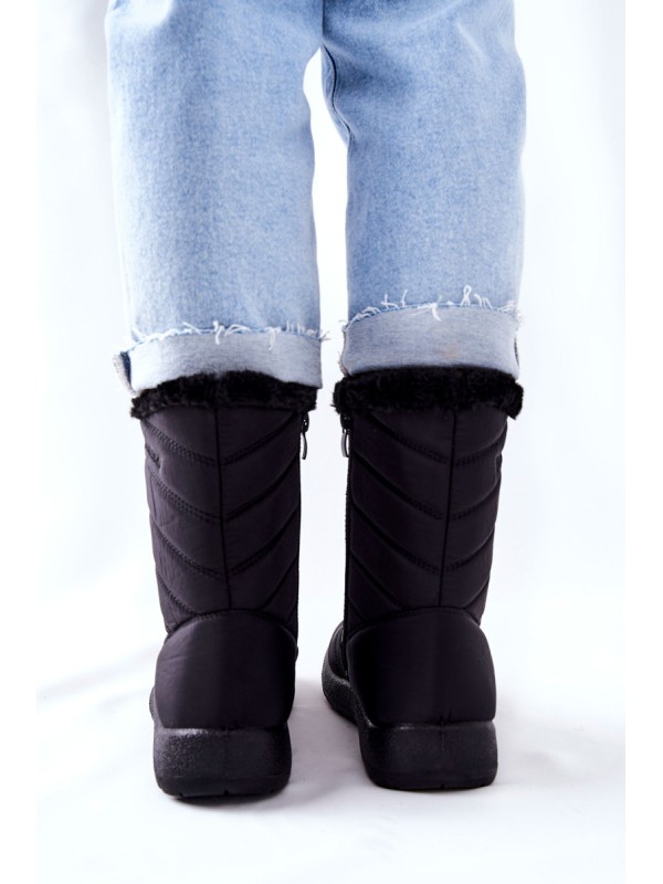 High Women's Warm-up Snowboots Black Luxina