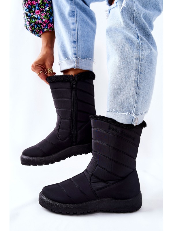 High Women's Warm-up Snowboots Black Luxina