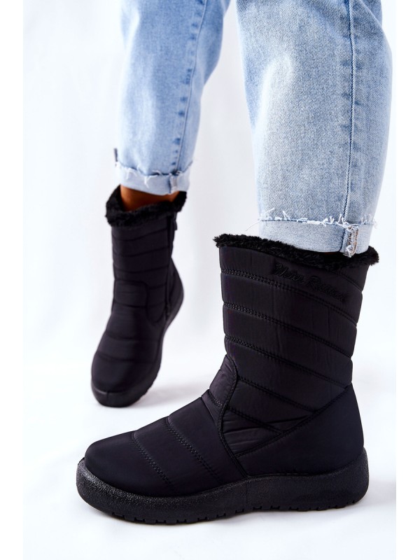 High Women's Warm-up Snowboots Black Luxina