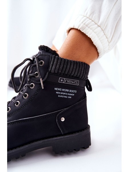 Women s Flat Hiking Boots Black Grunders