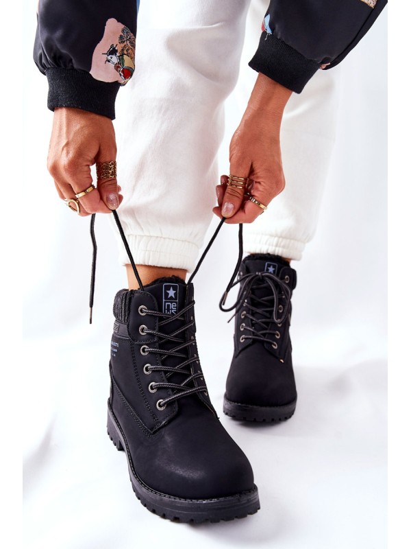 Women s Flat Hiking Boots Black Grunders