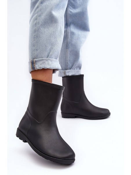 Women's Classic Slip-On Boots Black Solihia