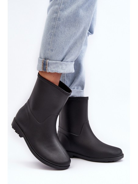 Women's Classic Slip-On Boots Black Solihia