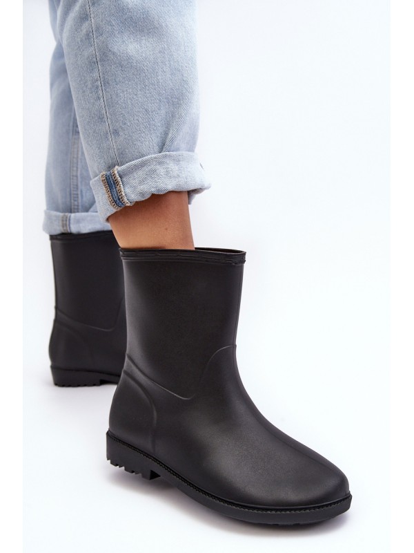 Women's Classic Slip-On Boots Black Solihia
