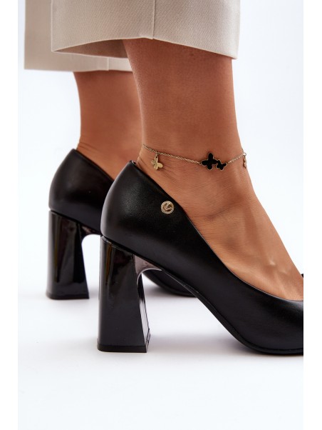 Black Bow Pump Heels by Ariemessa