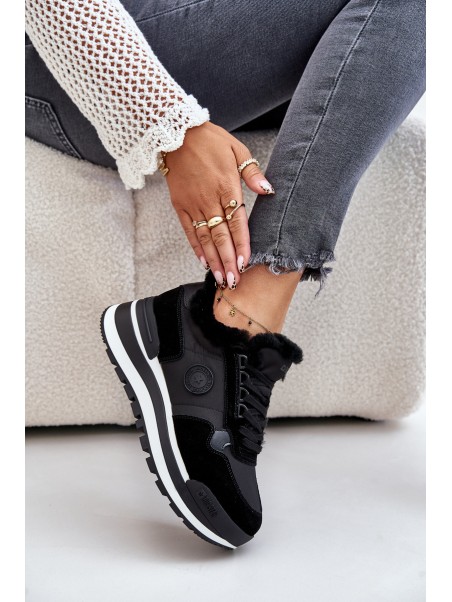 Women's Insulated Platform Sneakers Big Star OO274A216 Black