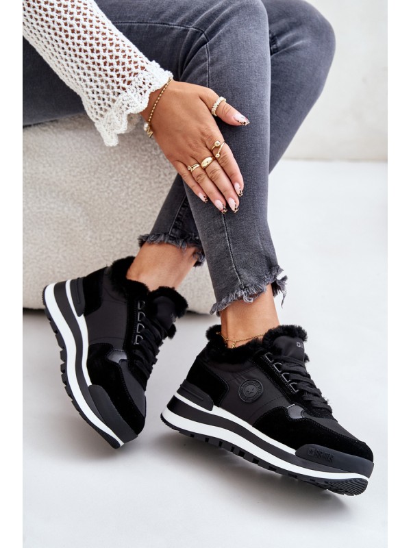 Women's Insulated Platform Sneakers Big Star OO274A216 Black