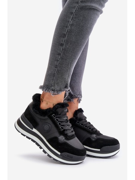 Women's Insulated Platform Sneakers Big Star OO274A216 Black