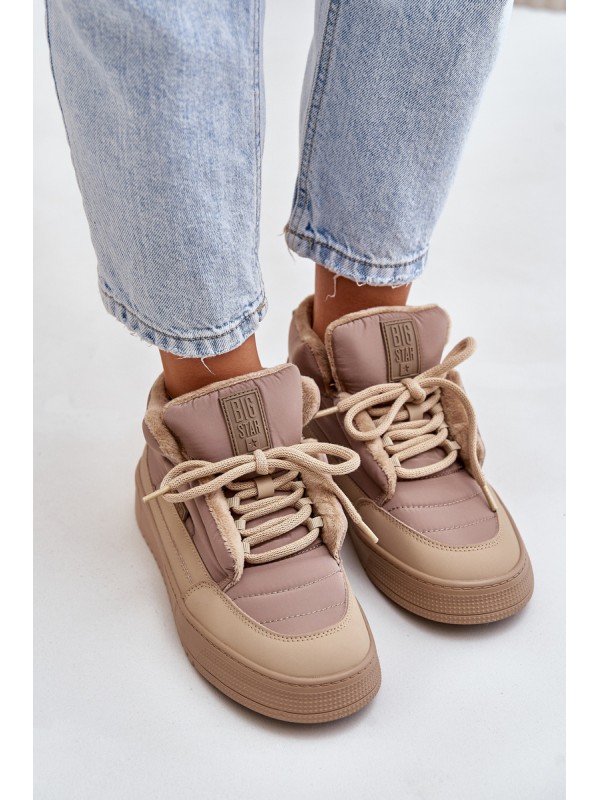 Ladies Snow Boots Big Star OO274A532 Beige