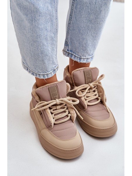Ladies Snow Boots Big Star OO274A532 Beige