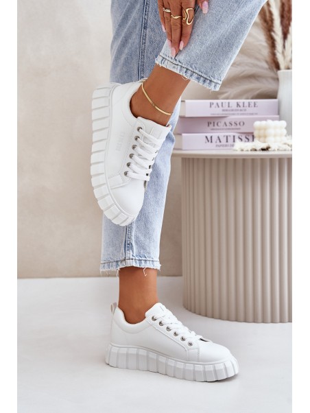 Warm Women's Sneakers Big Star MM274616 White