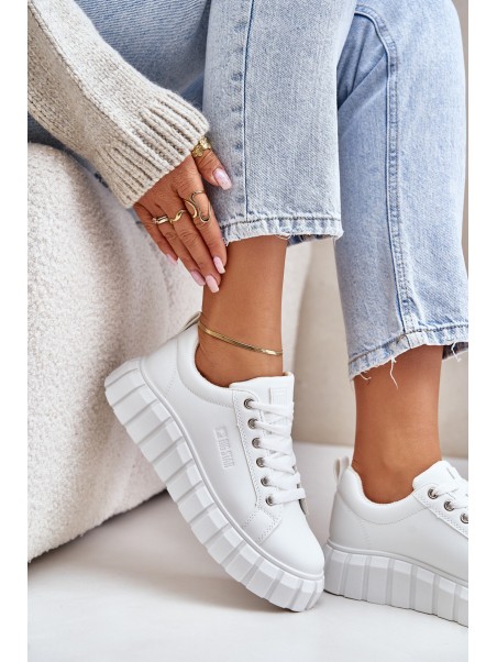 Warm Women's Sneakers Big Star MM274616 White
