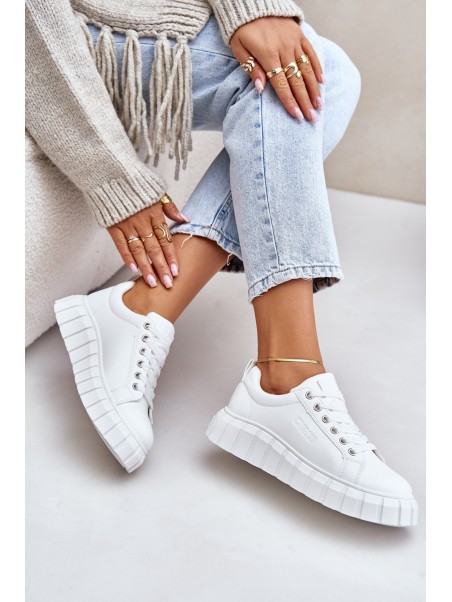 Warm Women's Sneakers Big Star MM274616 White
