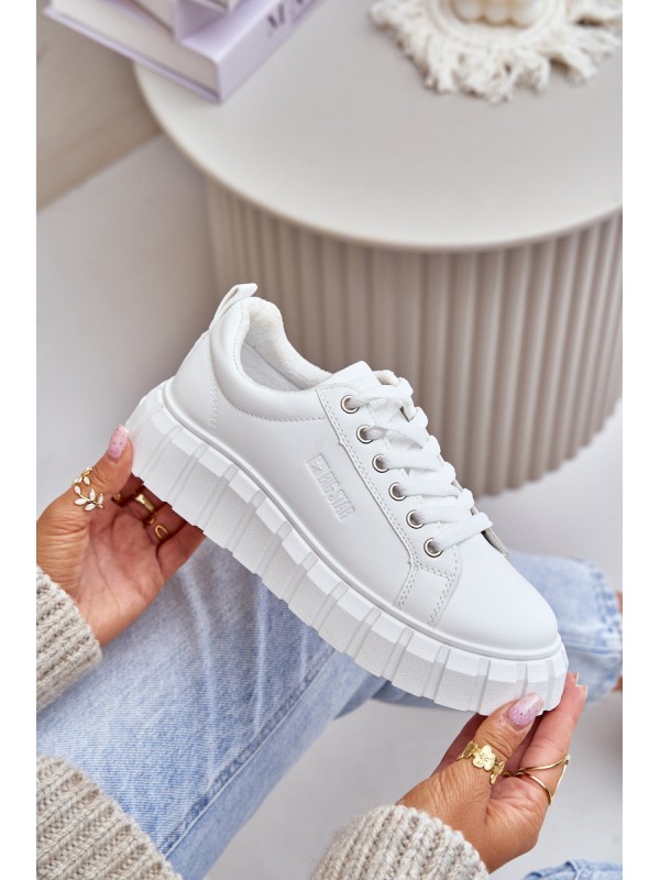 Warm Women's Sneakers Big Star MM274616 White