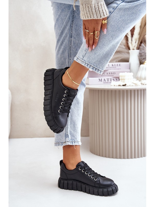 Warm Women's Sneakers Big Star MM274618 Black
