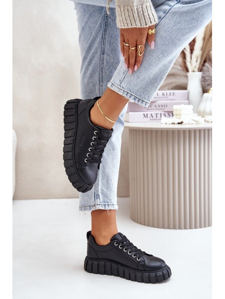 Warm Women's Sneakers Big Star MM274618 Black