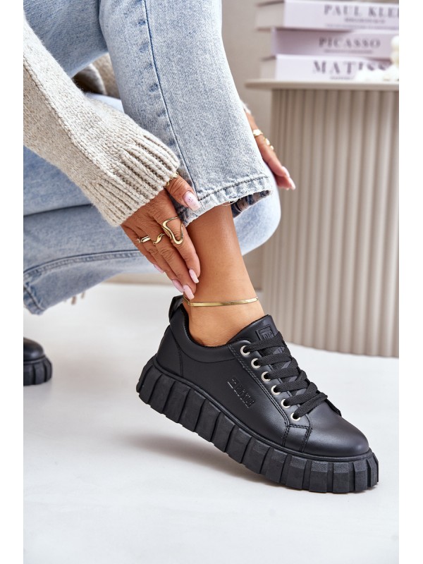 Warm Women's Sneakers Big Star MM274618 Black