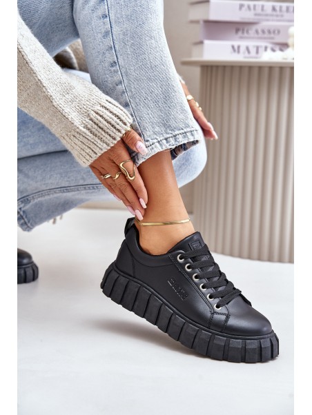 Warm Women's Sneakers Big Star MM274618 Black