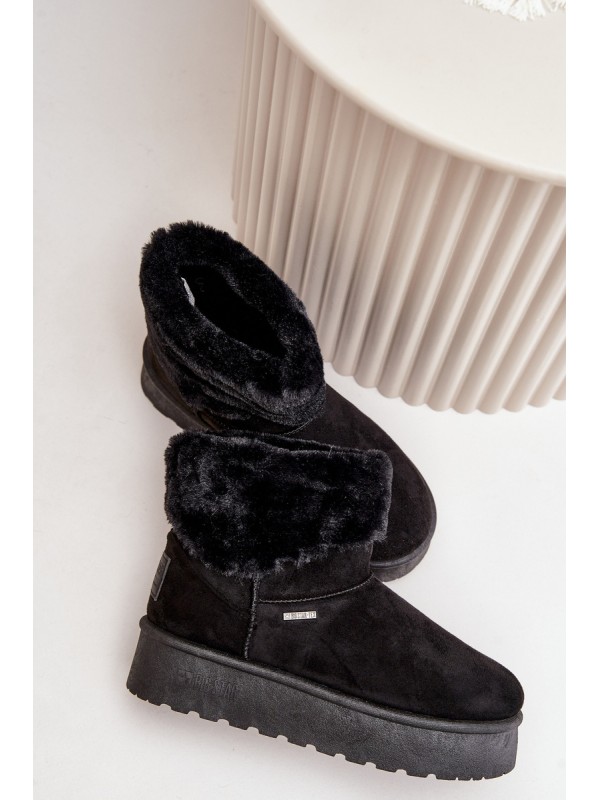 Snow boots on platform with fur Big Star OO274A108 Black