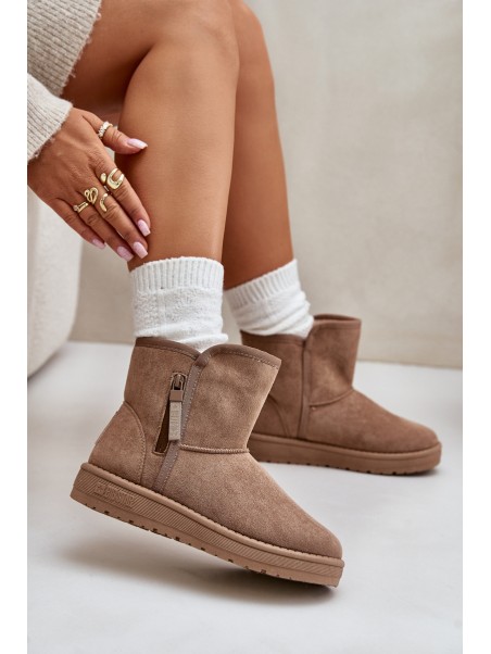 Women's Snow Boots Big Star OO274A165 Beige