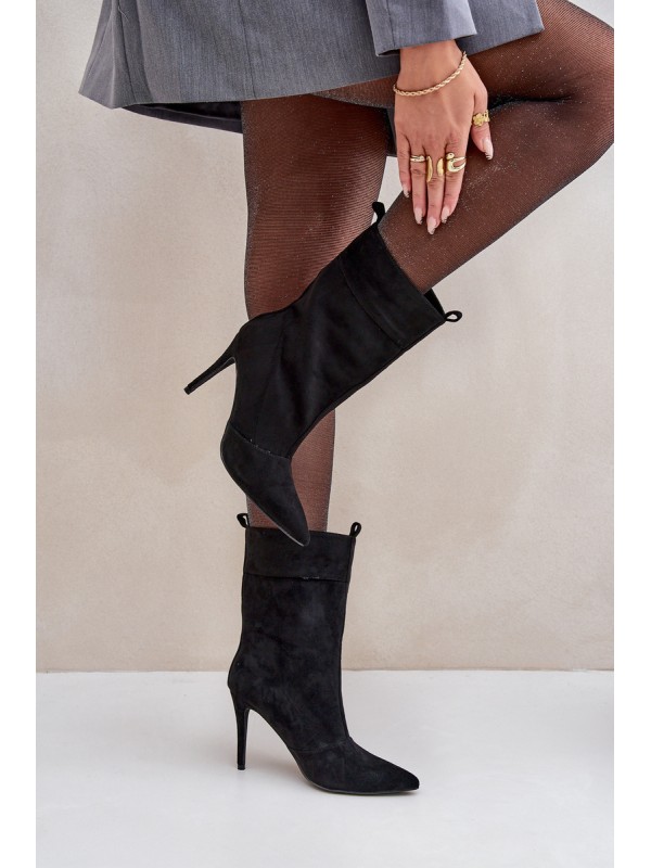 Black Stiletto Boots Ellinore
