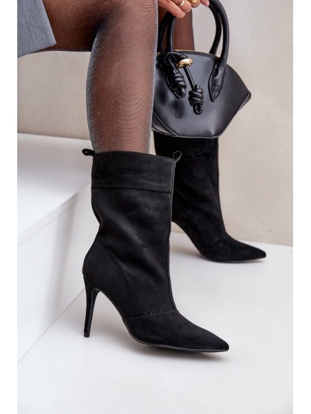 Black Stiletto Boots Ellinore