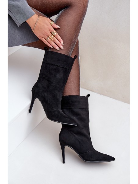Black Stiletto Boots Ellinore