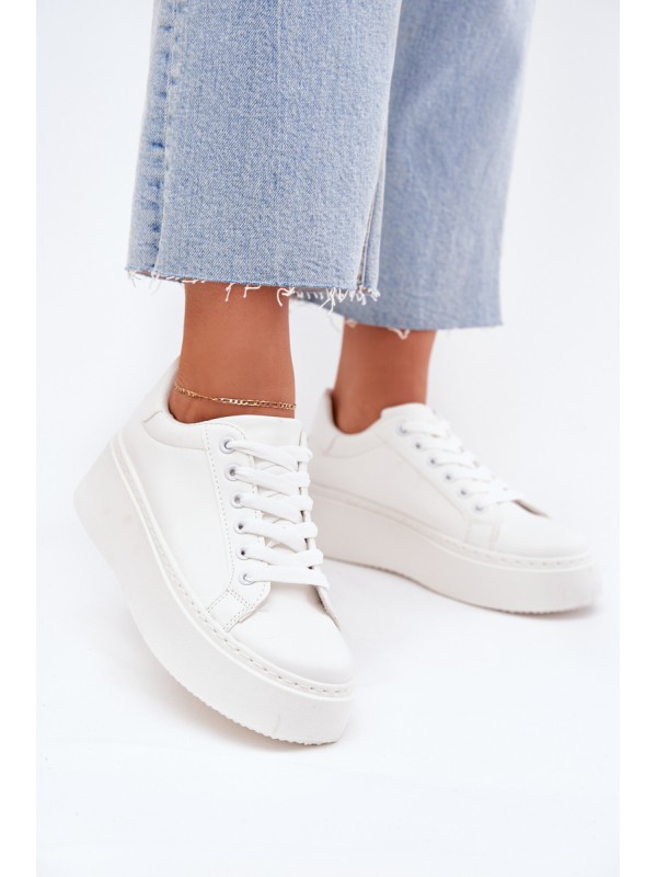 Women's Platform Sneakers White Sallira