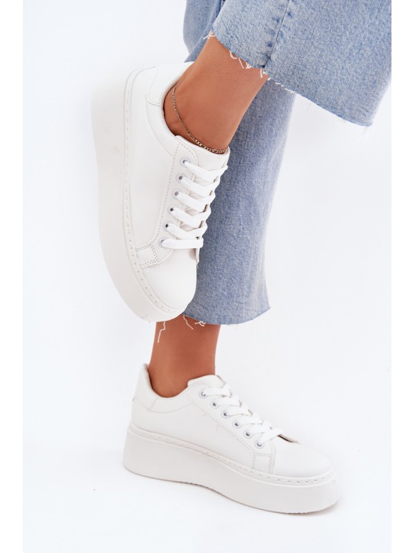 Women's Platform Sneakers White Sallira 2