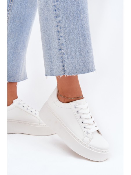 Women's Platform Sneakers White Sallira