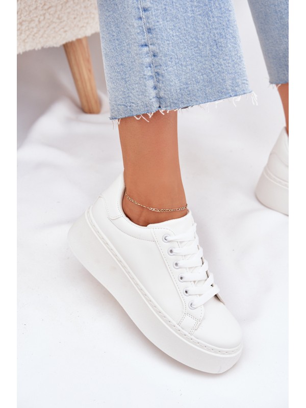 Women's Platform Sneakers White Sallira