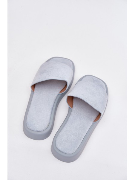 Ladies Platform Sandals Made Of Eco Suede Light Blue Jorina