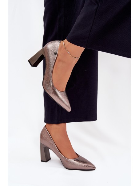 Women's Heels On A Block Vinceza 62252 Graphite