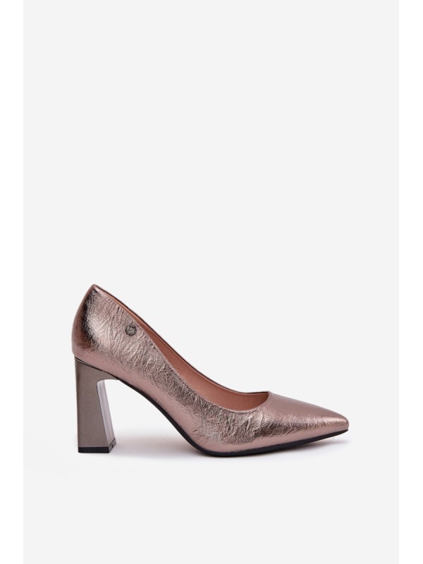 Women's Heels On A Block Vinceza 62252 Graphite