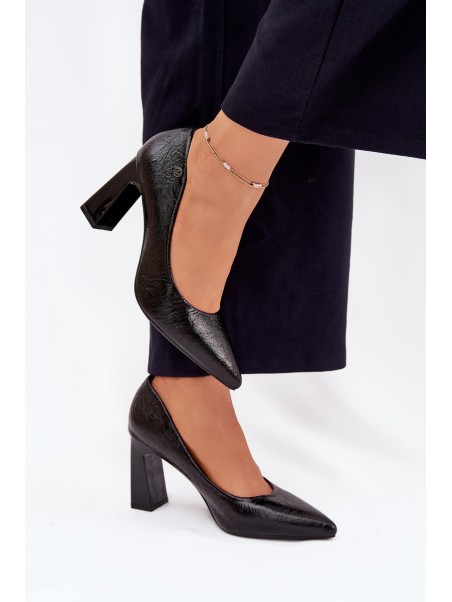 Women's Heeled Pumps Vinceza 62252 Black