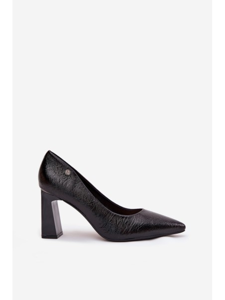 Women's Heeled Pumps Vinceza 62252 Black