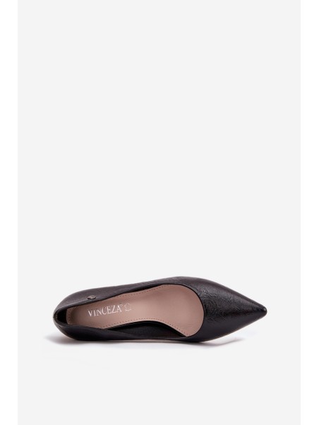 Women's Heeled Pumps Vinceza 62252 Black