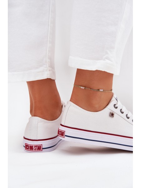 Ladies Low Sneakers Big Star DD274A232 White